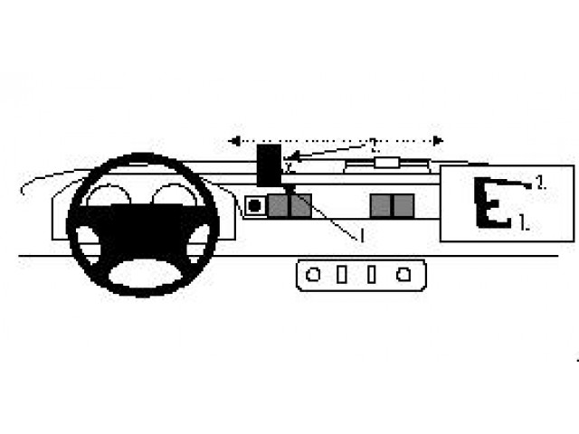 ProClip - Land Rover Defender 1998-2006 Center mount