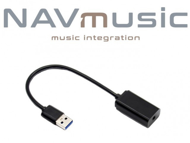 AUX to USB audio interface with 3.5mm jack connector