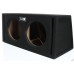 AUDIO SYSTEM Dubbel-lege-behuizing. Bassreflex-behuizing 2x30 Liter voor 2x25 cm Bass