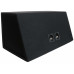 AUDIO SYSTEM Dubbel-lege-behuizing. Bassreflex-behuizing 2x30 Liter voor 2x25 cm Bass