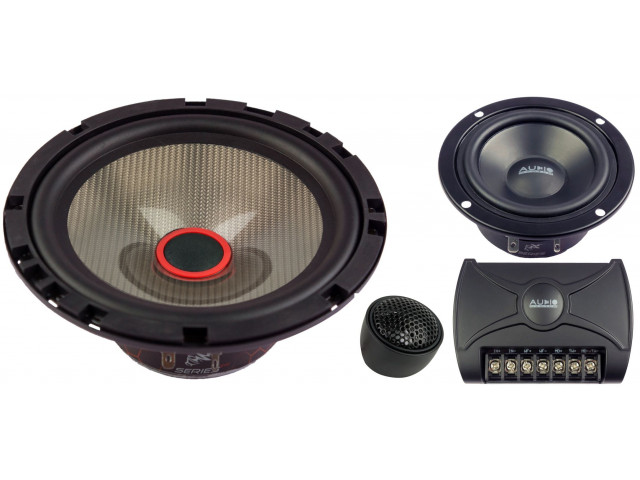 Carbon- Series 165mm 3-weg Composet 2x180/120 watt