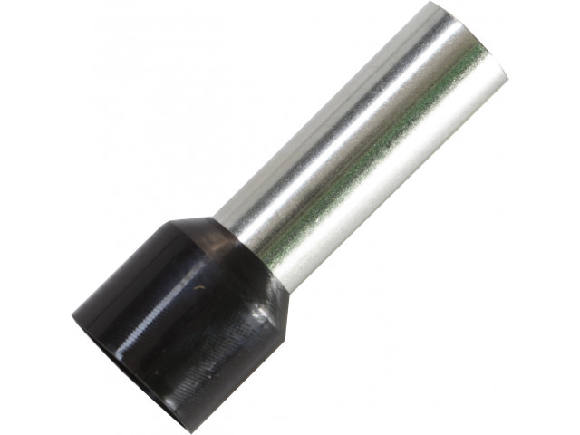 Adereindhuls voor kabelmaat: 16 mm² met zwarte isolatie