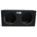 AUDIO SYSTEM Lege behuizing. Gesloten behuizing met 2x23 liter voor 25 cm bas