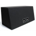 AUDIO SYSTEM Lege behuizing. Gesloten behuizing met 2x23 liter voor 25 cm bas