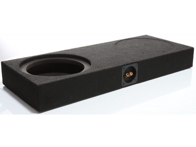 AUDIO SYSTEM Lege behuizing. Gesloten behuizing met 2x 7 liter voor 2x 25 cm bas