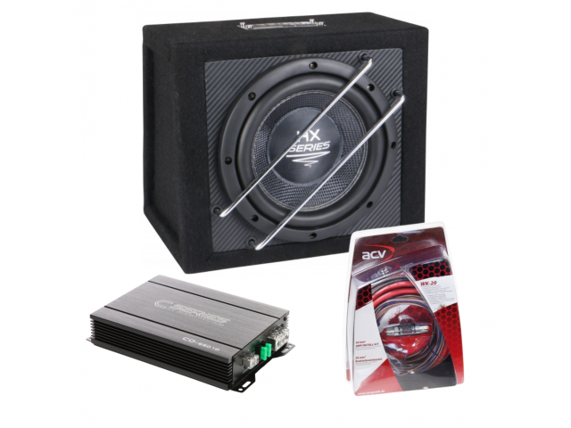 AUDIO SYSTEM Subwoofer set HX08 SQ G + CO-650.1D + WK-20