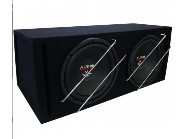 M-Serie EVO HIGH EFFICIENT Subwoofer 2x42 liter met BR12-2 + 2x M12 DC EVO 2x 650/500 Watt