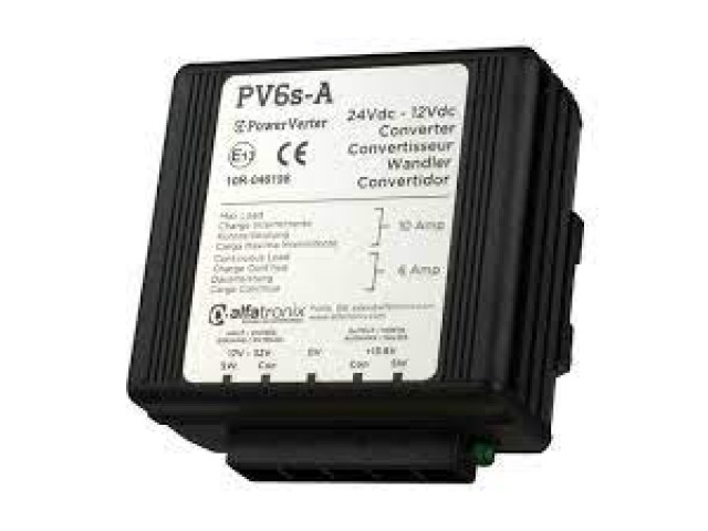 Omvormer PV6s-A 24V -> 12V Continue 6A / Periodiek 10A Dual Output non-isolated