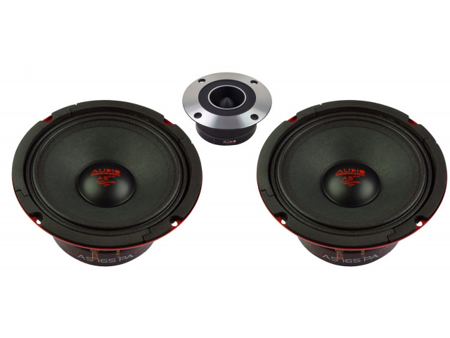 RADION-SERIES 2-Weg dubbel Systeem. 165mm 2-weg PURE DYNAMIC Composet. RADION-SERIES 2-Weg dubbel Systeem. 165mm 2-weg PURE DYNAMIC Composet.