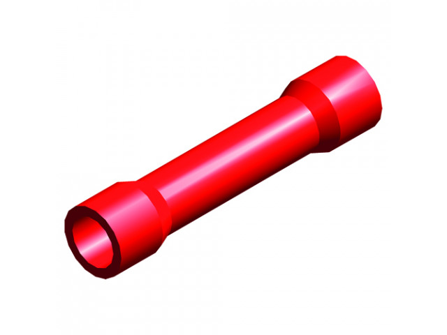 kabelschoen 5stuks 0.5 - 1.5mm2 rood in blister