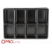 PROline Werkplaatskast assortiments bak, 8 vakken - inleg tray ten behoeve lade 335x238x45mm