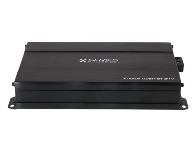 X-SERIE 9-kanaals versterker met 13-kanaals DSP en BT 24 Volt
