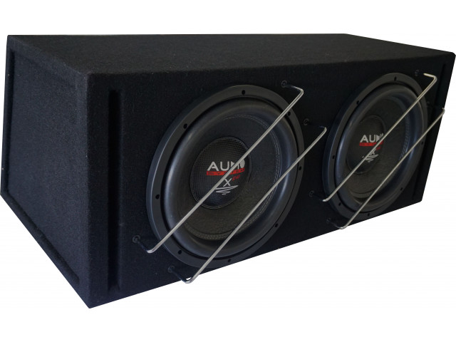 X--ion-Serie LONG STROKE Boom Box Subwoofer 2x 42 liter open box met 2x X12 EVO, 2x 1500/1000 Watt