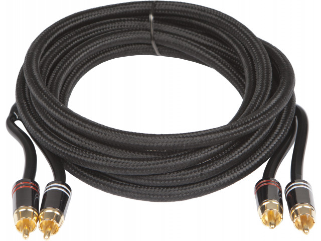 AUDIO-SYSTEM HIGH-END cinch-kabel. 1500mm OFC cinch-kabel met SNAKE-SKIN