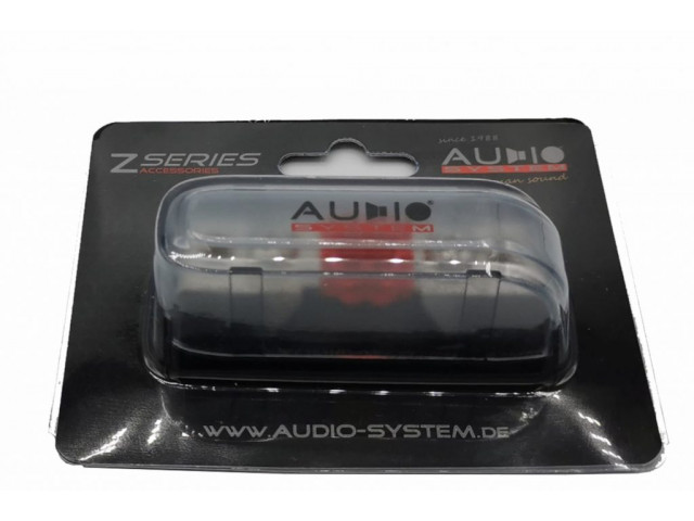 AUDIO SYSTEM Mini ANL HIGH END zekeringhouder.  Input/ Output: 10 tot 25 qmm