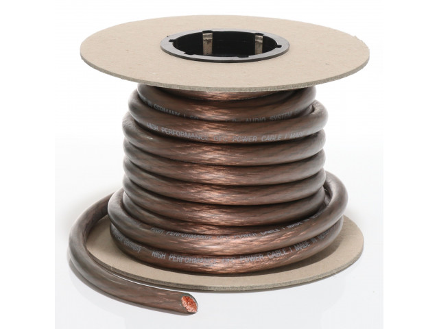 AUDIO SYSTEM HIGH-Performance 50mm² power Kabel. Per rol van 10 meter AUDIO SYSTEM HIGH-Performance 50mm² power Kabel. Per rol van 10 meter