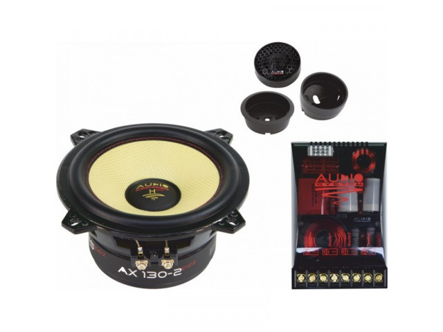 Helon-Serie 4-OHM 2-Way System 130 mm Extreme Kickbass Compo Systeem.