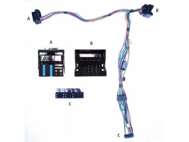 Audio2Car MMI Basic, 4 speakers Audi A6 2004-2008