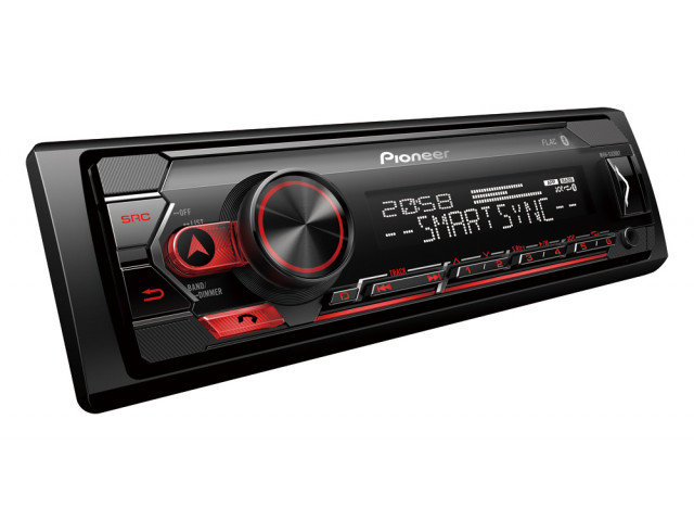 Pioneer MVH-320 1DIN USB/BT/+ rood