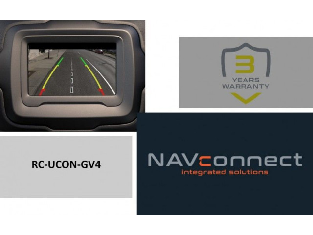 Rear & Front camera interface FCA Uconnect 7