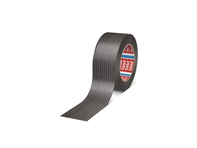 TESA Basic Duct Tape L.25mtr x B. 50mm Zwart (Per 6 Stuks) OP=OP! TESA Basic Duct Tape L.25mtr x B. 50mm Zwart (Per 6 Stuks) OP=OP!